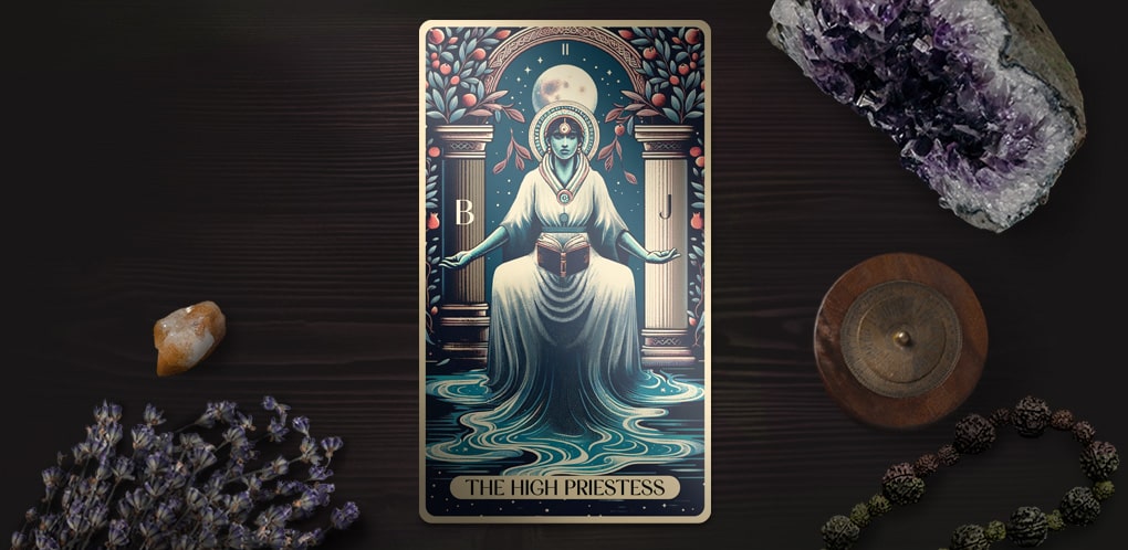 The High Priestess Tarot Card: Intuition, Mystery, and Hidden Wisdom