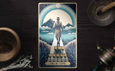 The Eight of Cups Tarot Card: Walking Away, Emotional Fulfillment, and New Journeys