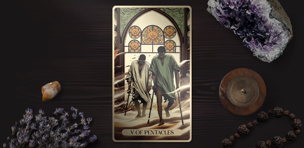 The Five of Pentacles Tarot Card: Navigating Hardship and Finding Hope