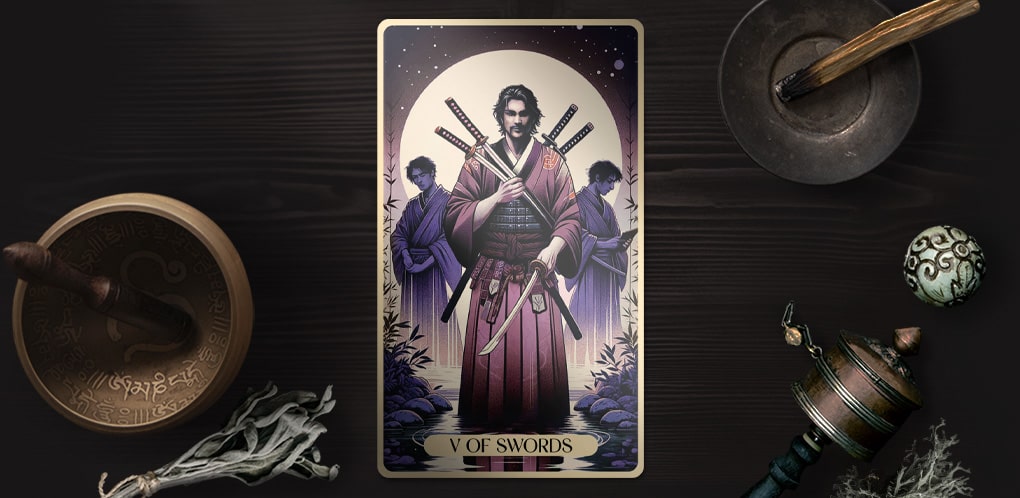 The Five of Swords Tarot Meaning: Conflict, Tension, and Lessons in Defeat