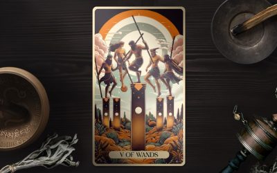 The Five of Wands Tarot Card: Conflict, Competition, and Creative Challenge