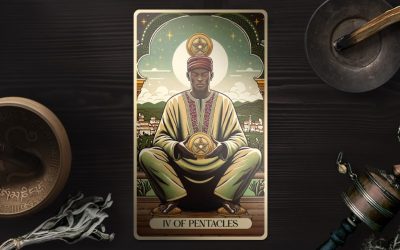 The Four of Pentacles Tarot Card: Security, Control, and Finding Balance