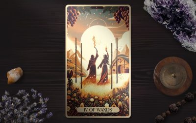 The Four of Wands Tarot Card: Celebration, Stability, and Joy