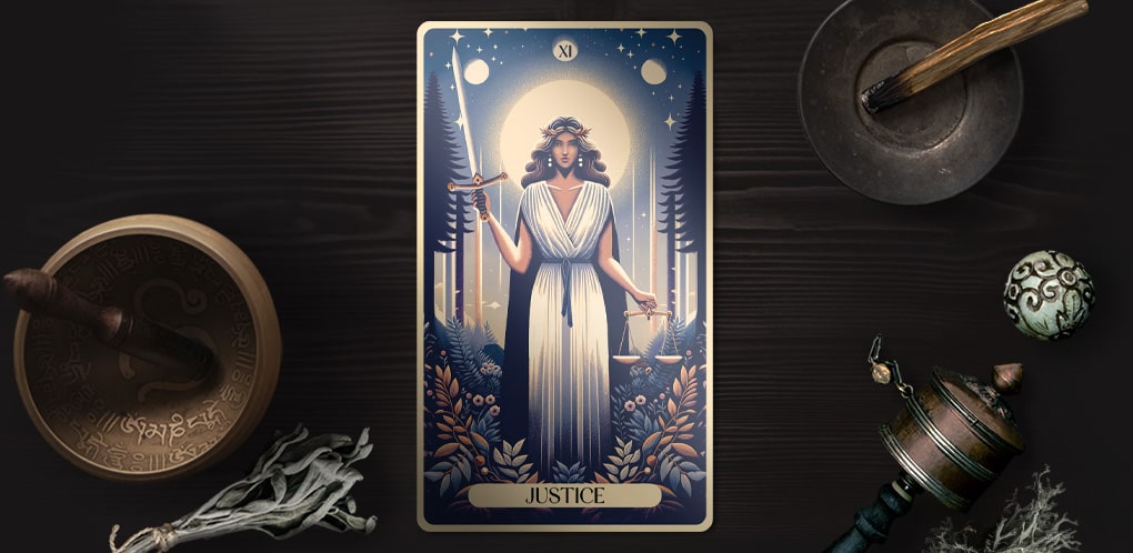 The Justice Tarot Card: Balance, Truth, and Accountability