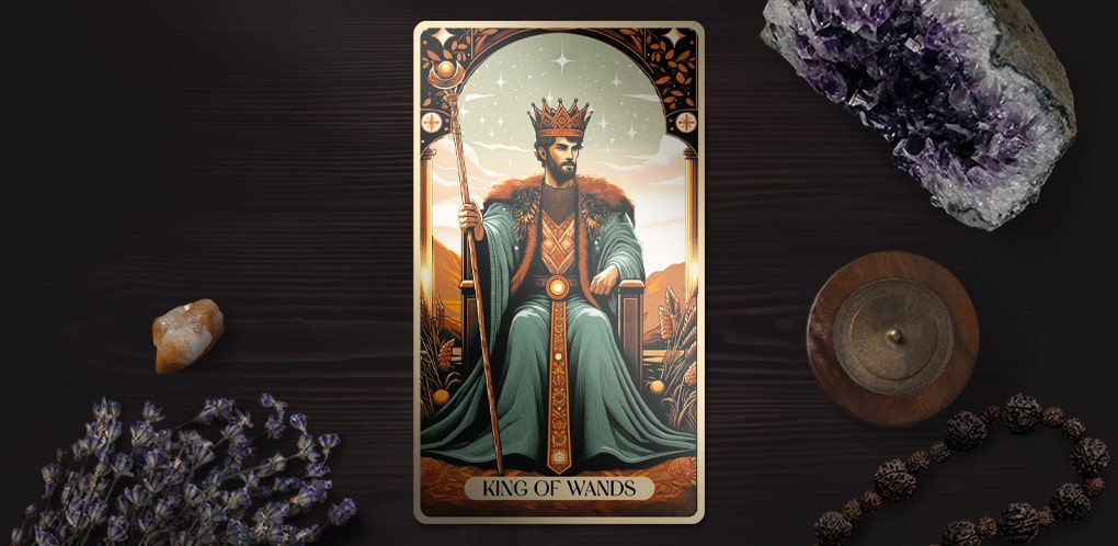 The King of Wands Tarot Card: Leadership, Vision, and Bold Action