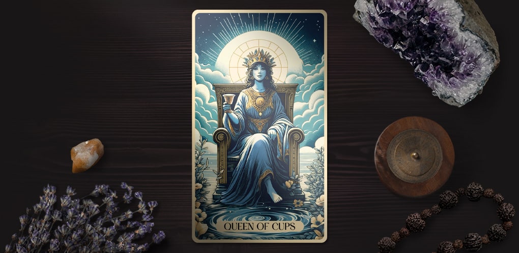 The Queen of Cups Tarot Card: Compassion, Intuition, and Emotional Wisdom