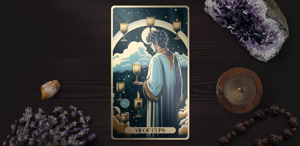 The Seven of Cups Tarot Card: Choices, Dreams, and Illusions