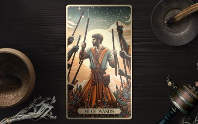 The Seven of Wands Tarot Card: Standing Your Ground with Courage