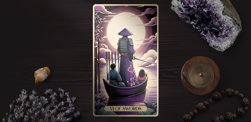 The Six of Swords: A Journey Toward Healing and Change