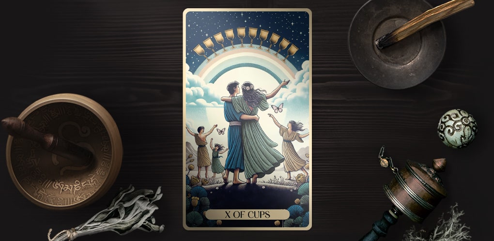 The Ten of Cups Tarot Card: Harmony, Joy, and Emotional Fulfillment
