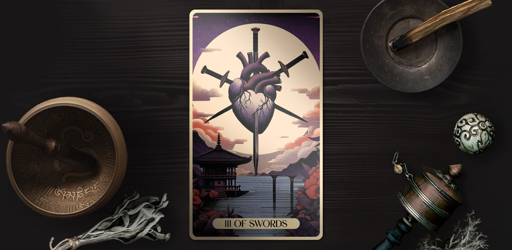 The Three of Swords Tarot Card: Understanding Heartache, Healing, and Growth